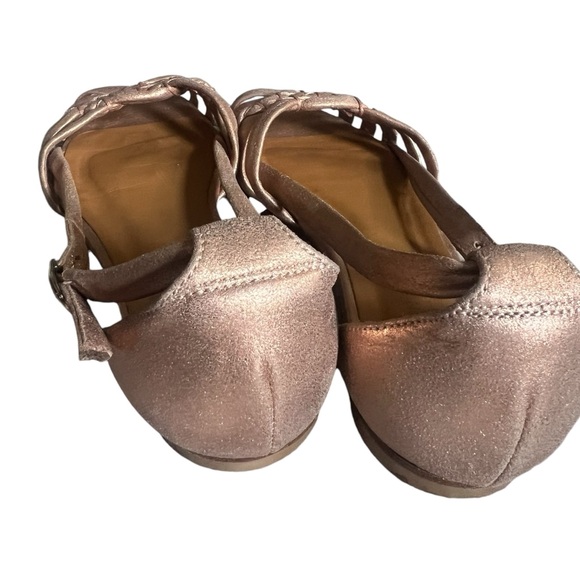 Sezane Rose Gold Sandals Sz 37 - Picture 4 of 8